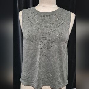 Egg Collective Charcoal Tank Top